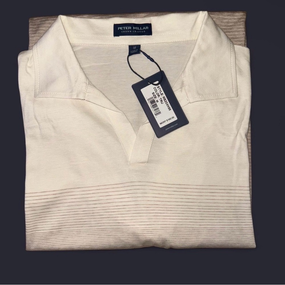 Peter Millar Crown Crafted Men’s Polo Shirt (NWT, Size M) – MSRP $160